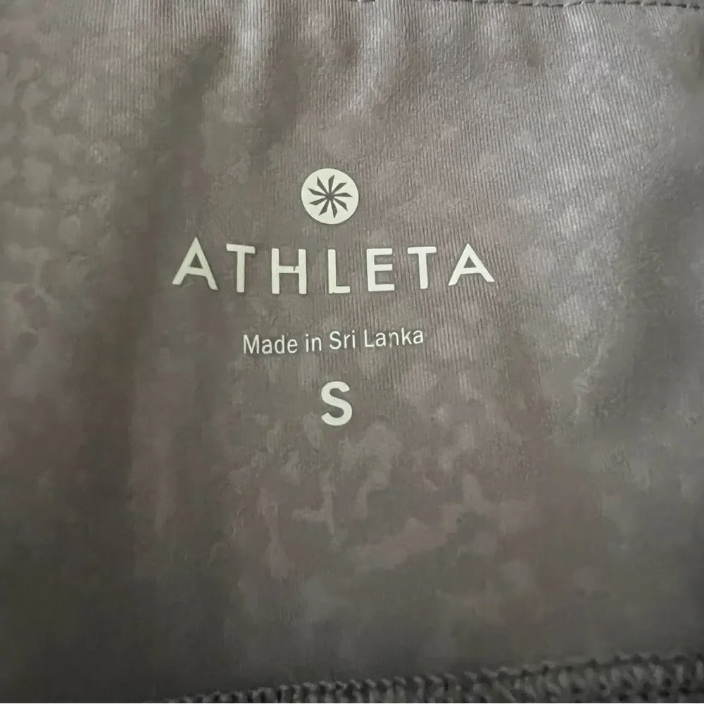 Athleta leggings purple print full length women’s size S - Picture 5 of 7